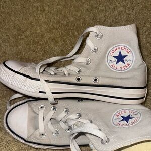 Converse High-Top Sneakers - Light Gray